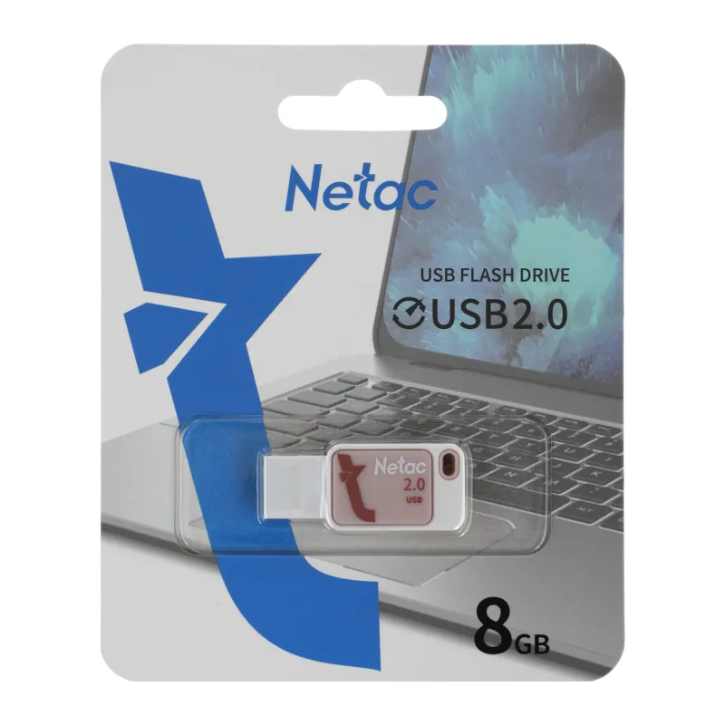 USB Flash-накопитель Netac UA31 8Gb розовый (NT03UA31N-008G-20PK)