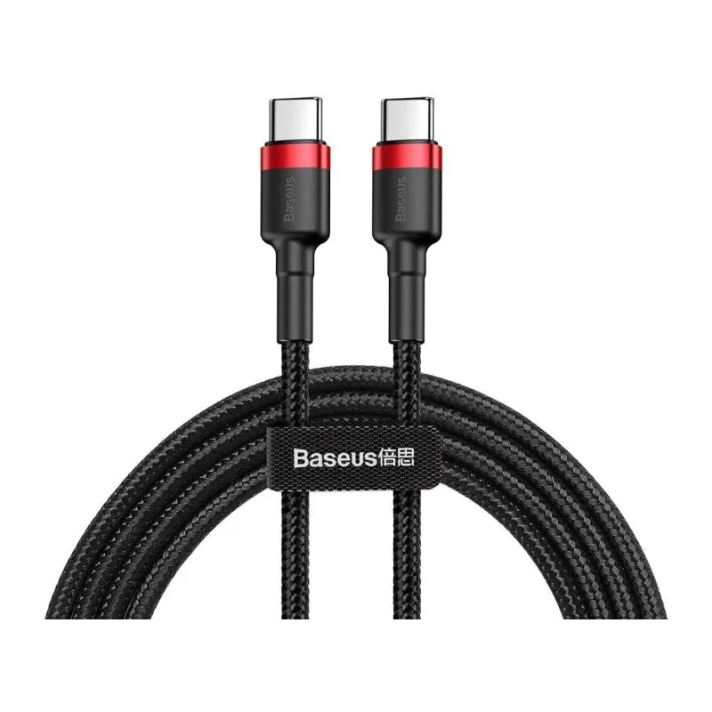 Кабель Baseus Cafule 1m Red/Black (CATKLF-G91)