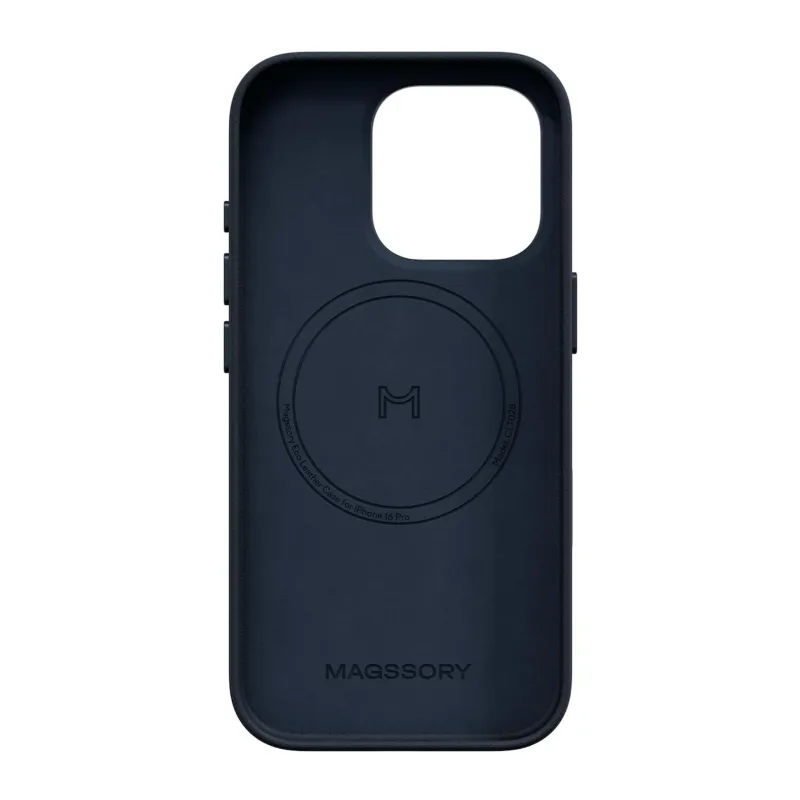 Чехол для смартфона Magssory Eco Leather Case CLT029 для iPhone 16 Pro Max Blue (CLT029b)