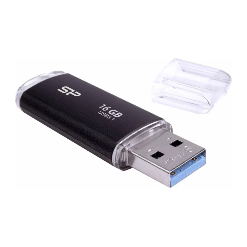 USB Flash-накопитель Silicon-Power Blaze B02 16Gb черный (SP016GBUF3B02V1K)