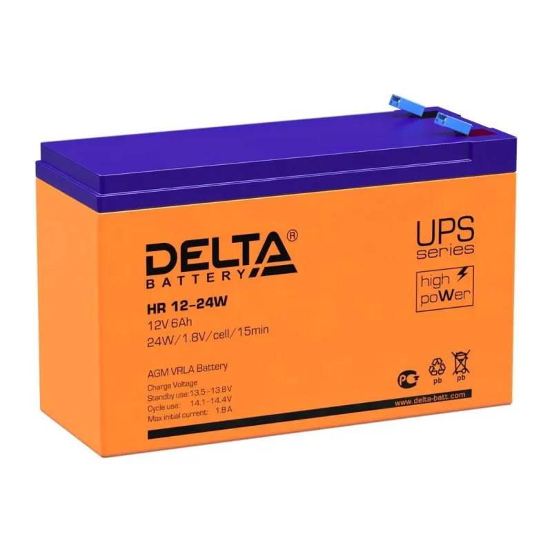 Аккумулятор для ИБП Delta HR 12-24W