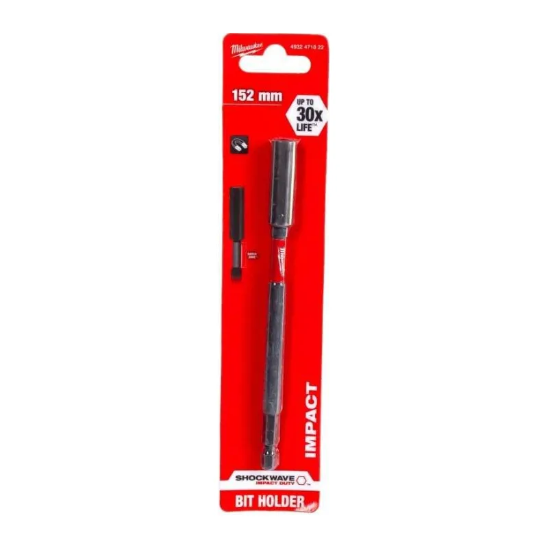 Держатель бит Milwaukee Shockwave 1/4" HEX 152мм (4932471822)