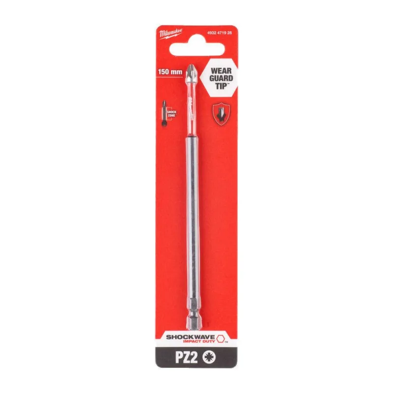 Бита Milwaukee Shockwave PZ2 150мм (4932471928)