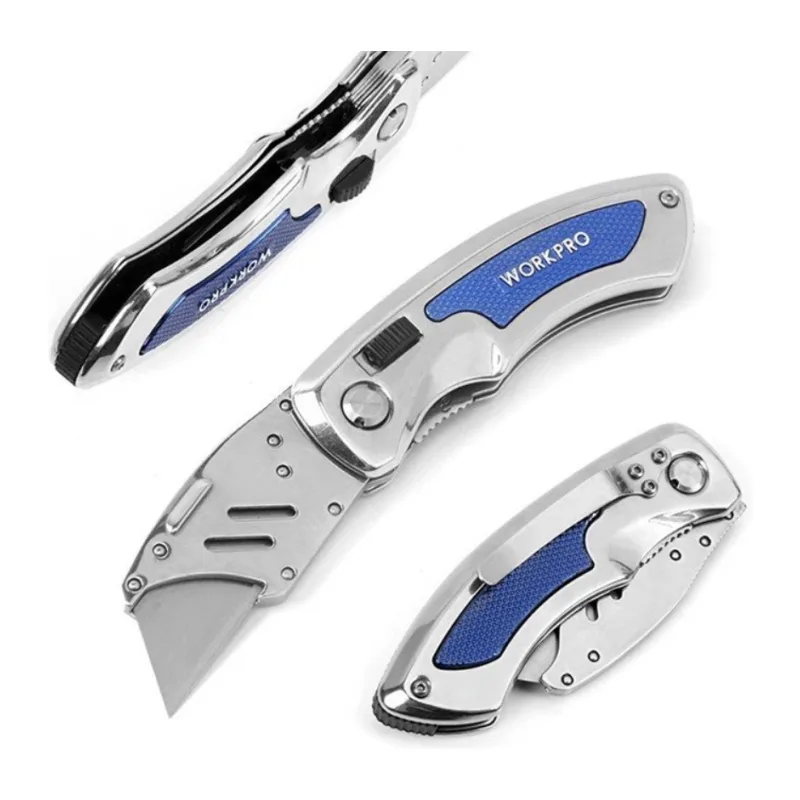 Нож строительный WorkPro WP211007