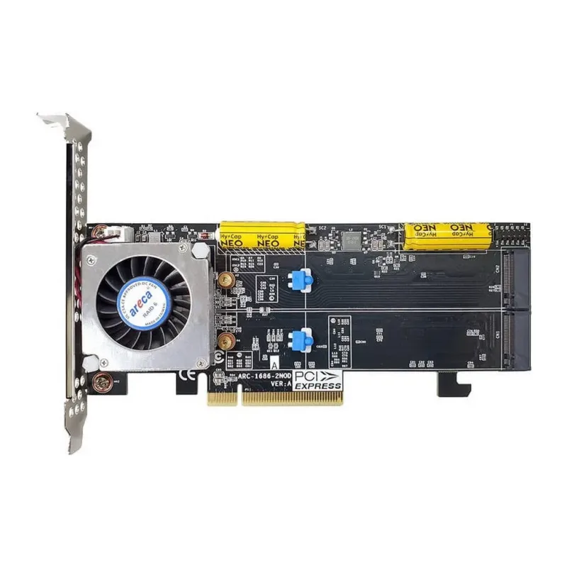 Контроллер ARC-1686-2NOD PCIe 4.0 x8 Low Profile, 2 x M.2 Connector