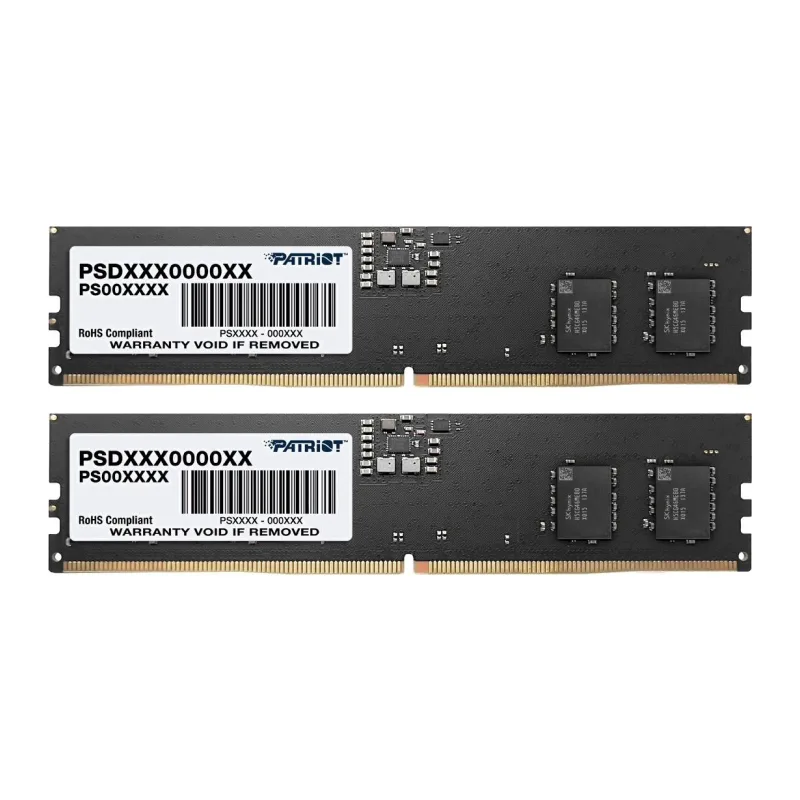 Оперативная память Patriot DDR5 2x16Gb 4800MHz Signature RTL PC5-38400 CL40 DIMM ECC 288-pin 1.1В (PSD532G4800K)