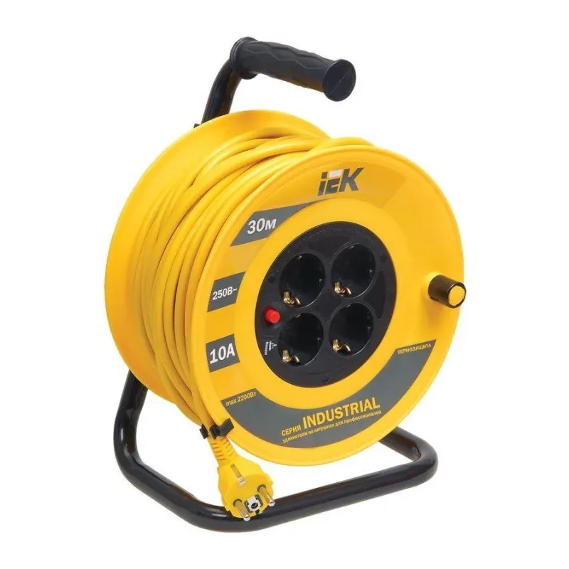 Удлинитель на катушке IEK Industrial УК30 (WKP14-10-04-30)