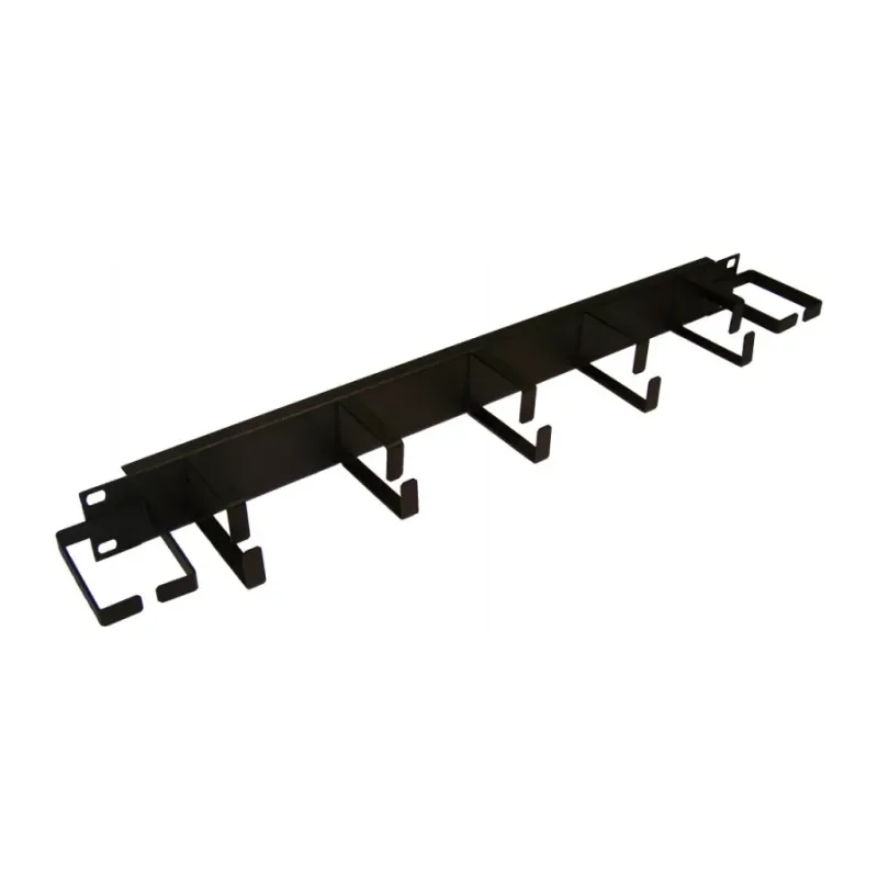 Кабельный органайзер TWT TWT-ORG1U-5V2H 19" 1U 5 колец + 2 боковых