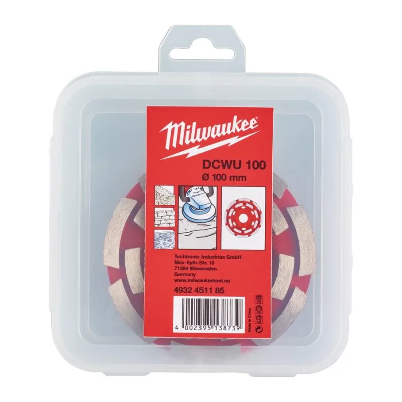 Чашка алмазная Milwaukee DCWU 100мм (4932451185)