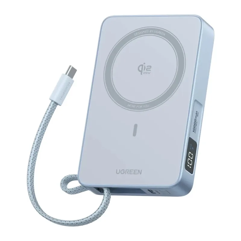 Портативное зарядное устройство Ugreen PB773 Light Blue (65958B)
