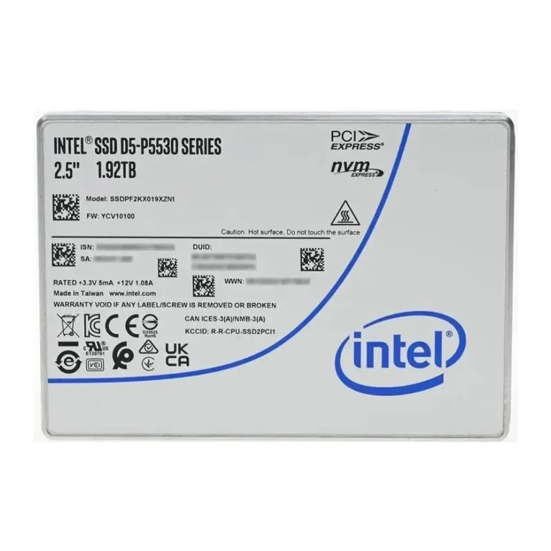 SSD диск Intel D5-P5530 1.92Tb (SSDPF2KX019XZN1)
