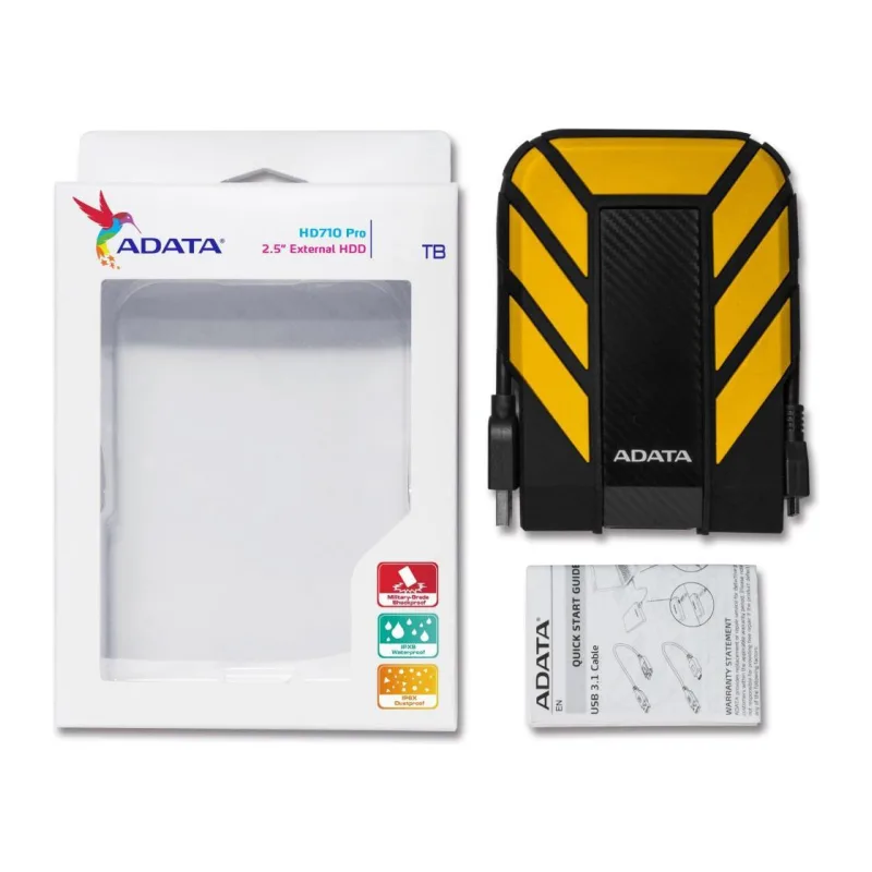 Жесткий диск A-Data HD710 Pro 1TB Yellow (AHD710P-1TU31-CYL)