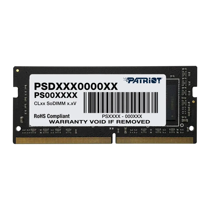 Оперативная память Patriot Signature Line 8GB DDR4 SODIMM PC4-25600 (PSD48G320081S)