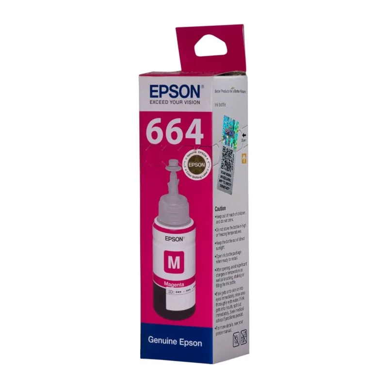 Чернила Epson 664 пурпурный (C13T664398)