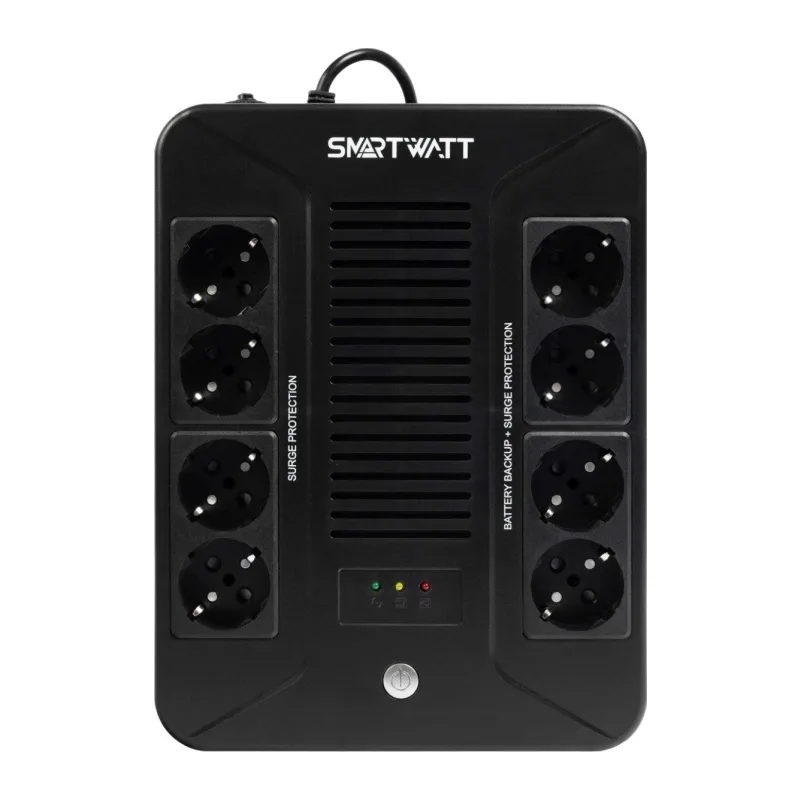 Источник бесперебойного питания Smartwatt Safe Pro 800 черный (3703020270003)