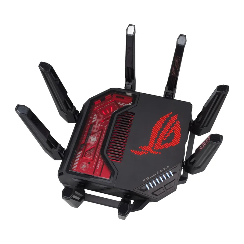 Роутер Asus ROG Rapture GT-BE19000 черный (90IG0850-MO9A0V)