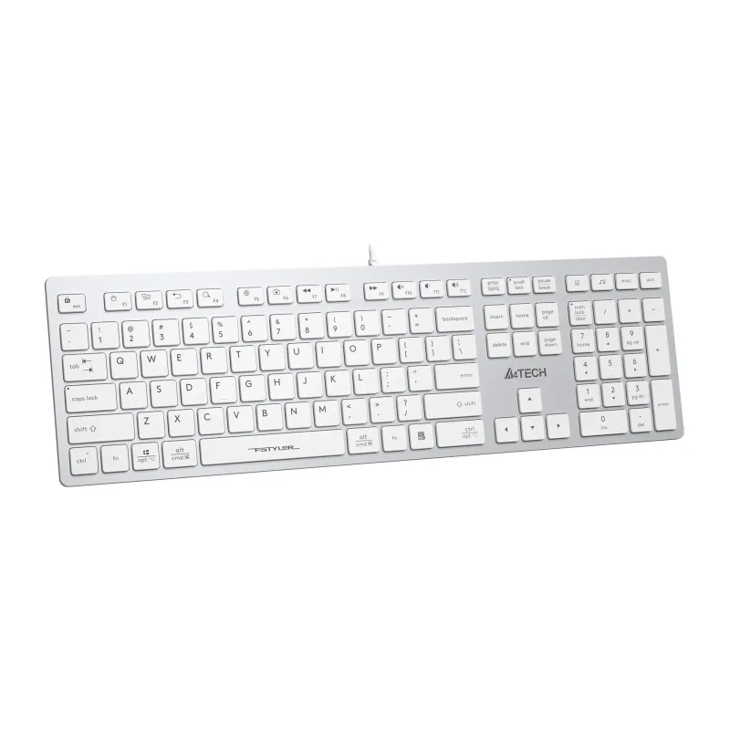 Клавиатура A4Tech Fstyler белый (FX50)