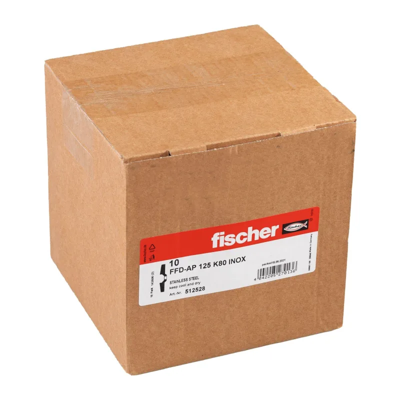 Диск лепестковый Fischer FFD-AP 125 K80 Inox (512528)