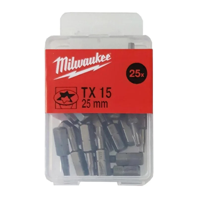 Бита Milwaukee TX15 25мм 25шт (4932399595)