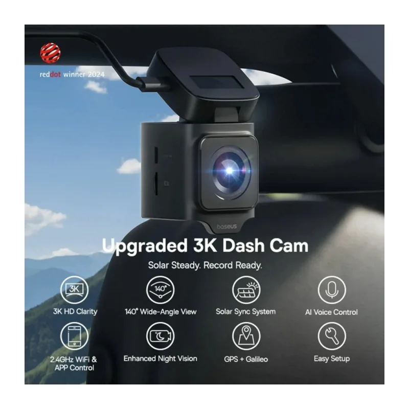 Автомобильный видеорегистратор Baseus Dashcam BS-CM033 Cosmic Black (C10669000123-00)