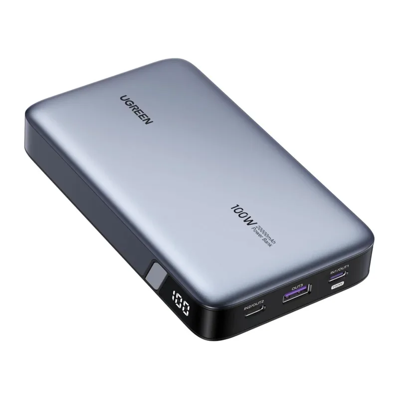 Портативное зарядное устройство Ugreen PB720 Grey (25188)