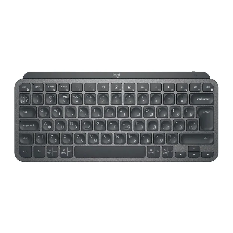 Клавиатура Logitech Keys Mini Minimalist Wireless Illuminated Keyboard Graphite (920-010501)