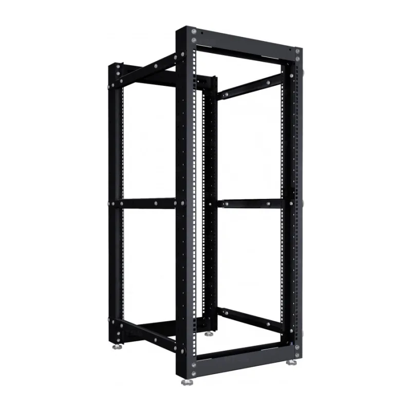 Стойка серверная NTSS NTSS-2POR24U/600-1000-BL черный