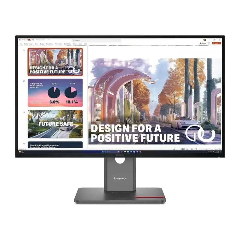 Монитор Lenovo ThinkVision P27QD-40 черный (64B3GAT2UK)
