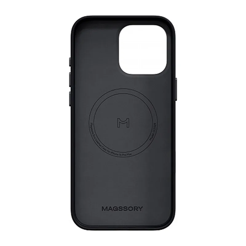 Чехол для смартфона Magssory Eco Leather Case CLT029 для iPhone 16 Pro Max Midnight (CLT029m)