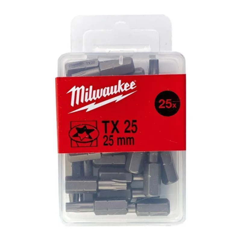 Бита Milwaukee TX25 25мм 25шт (4932399597)