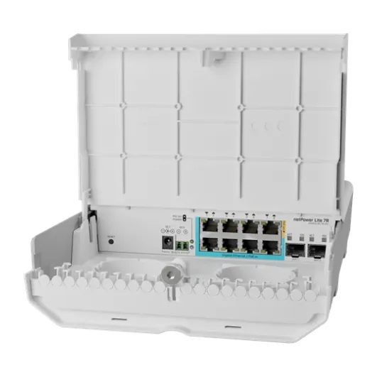 Коммутатор MikroTik NetPower Lite 7R (CSS610-1GI-7R-2S+OUT)