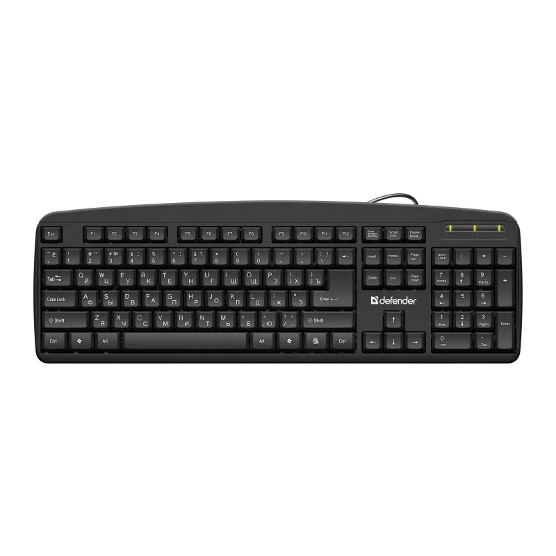 Клавиатура Defender Office HB-910 RU Black (45910)