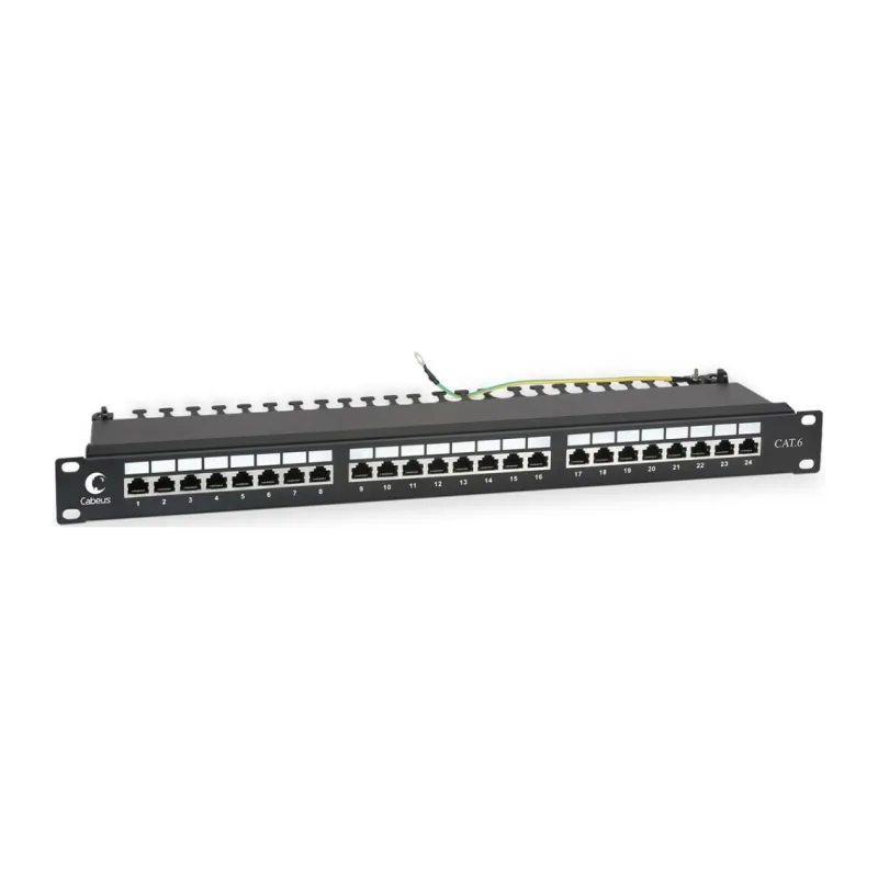 Патч-панель Cabeus PL-24-Cat.6-SH-Dual