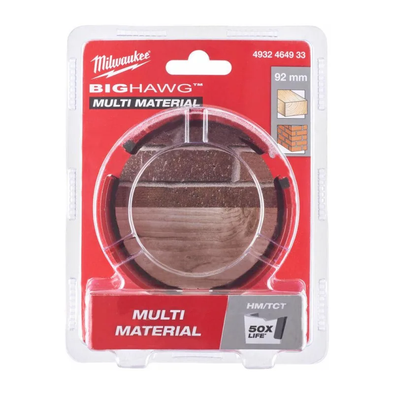 Коронка Milwaukee Big Hawg 92мм (4932464933)