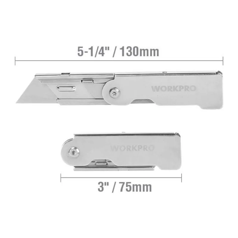Нож строительный WorkPro WP211001