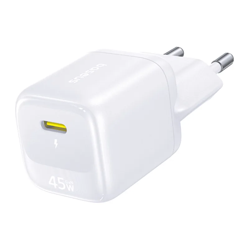 Сетевое зарядное устройство Baseus EnerFill FN22 1C 45W Moon White (E0123301)