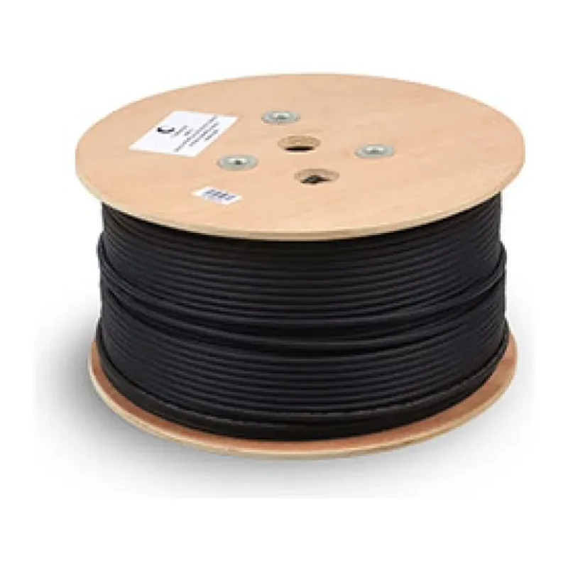 Кабель витая пара Cabeus SFTP-4P-Cat.5e-SOLID-OUT-LSZH-UV черный