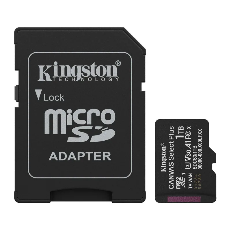 Карта памяти Kingston Canvas Select Plus microSDXC 1TB с адаптером (SDCS3/1TB)