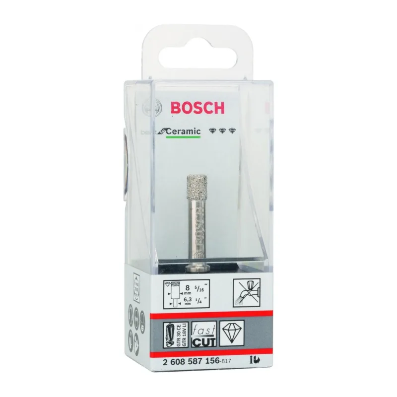 Алмазная коронка Bosch 8ммх35мм Best for Ceramic Diamonddrilling 2.608.587.156