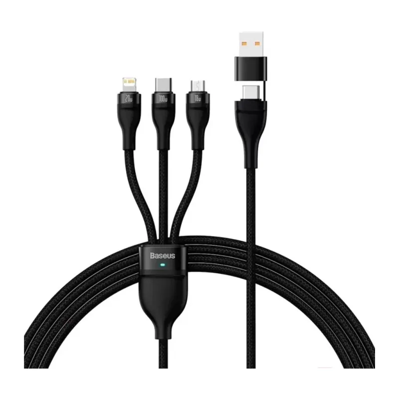 Кабель Baseus Flash Series II 1.2m Black (CASS030101)