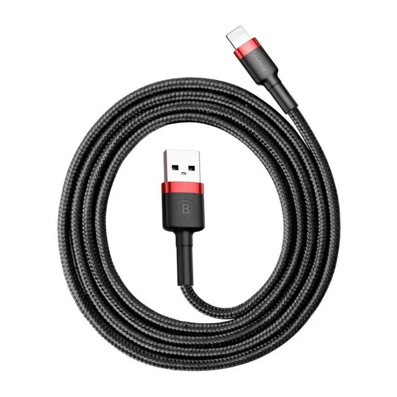 Кабель Baseus Cafule 2m Red/Black (CALKLF-C19)