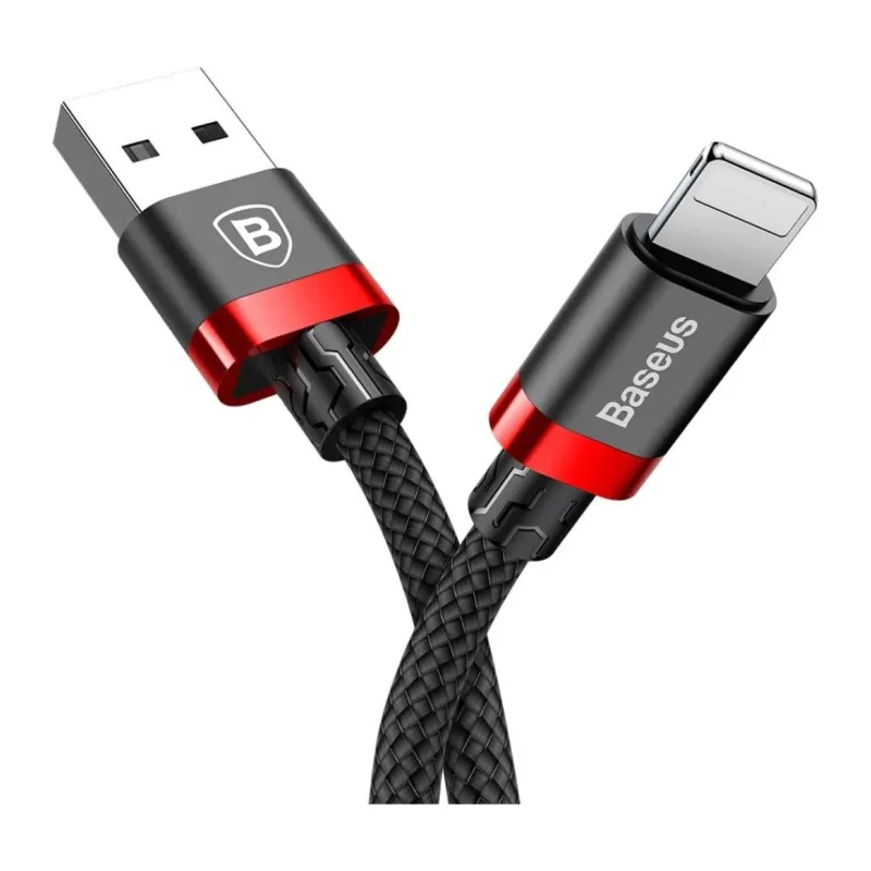 Кабель Baseus Cafule 0.5m Red/Black (CALKLF-A19)