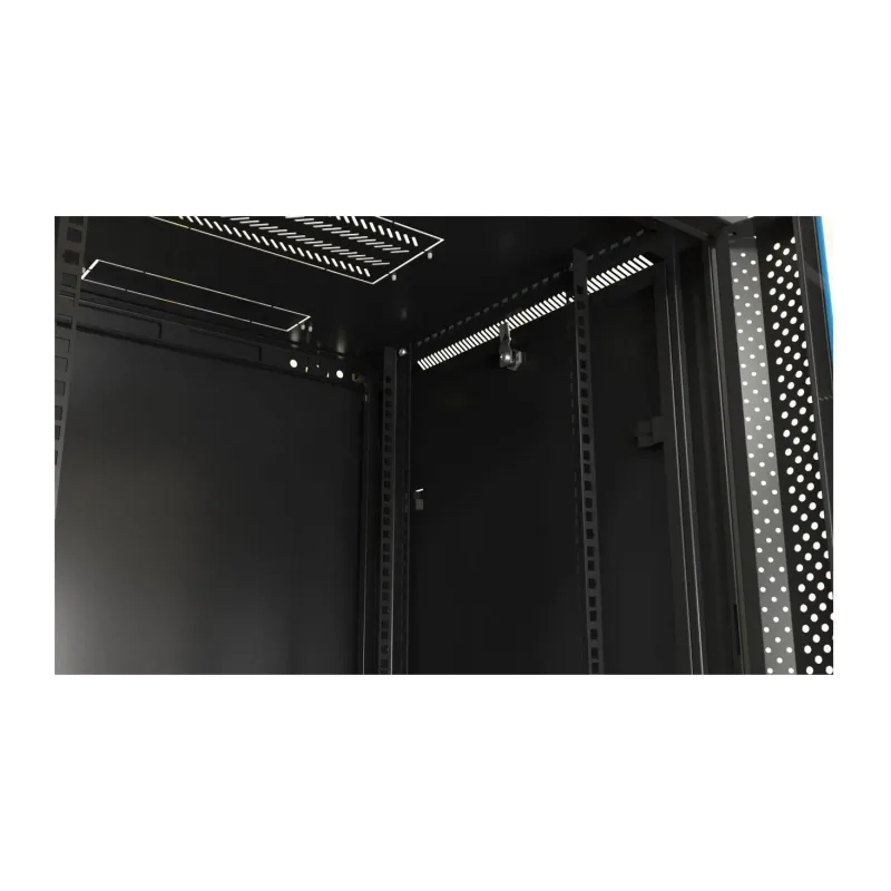 Шкаф коммутационный Hyperline TWB-0645-SR-RAL9004 черный
