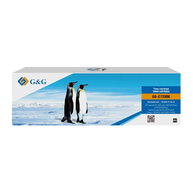 Картридж G&G GG-C729BK черный