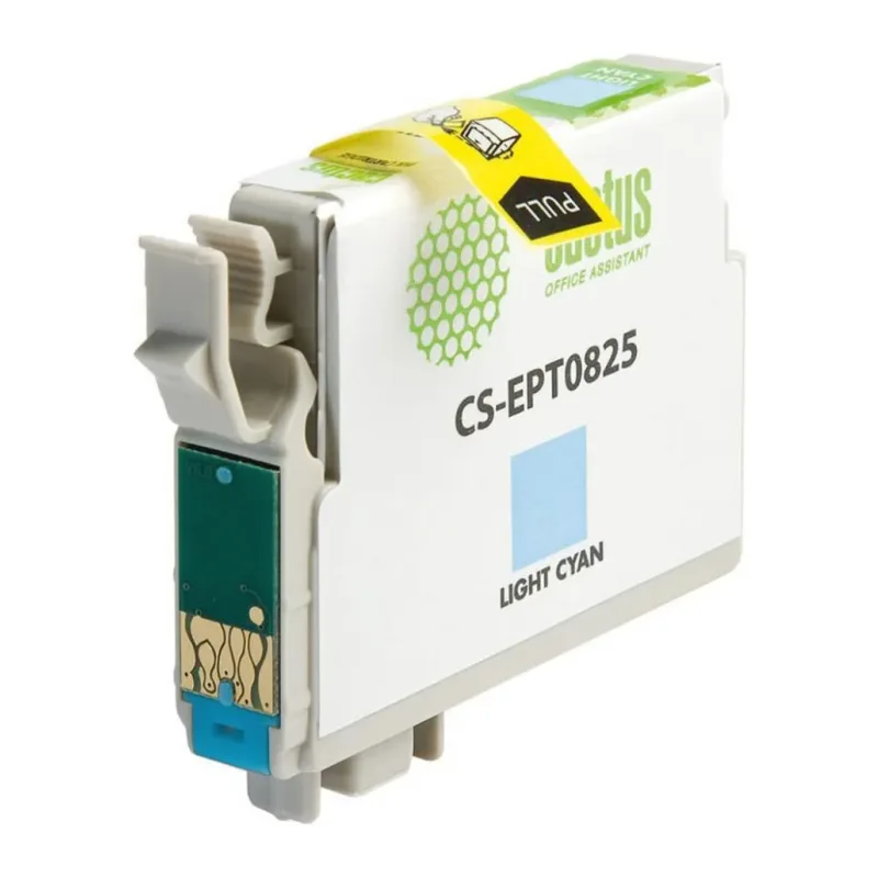 Картридж Cactus T0825 светло-голубой (CS-EPT0825)