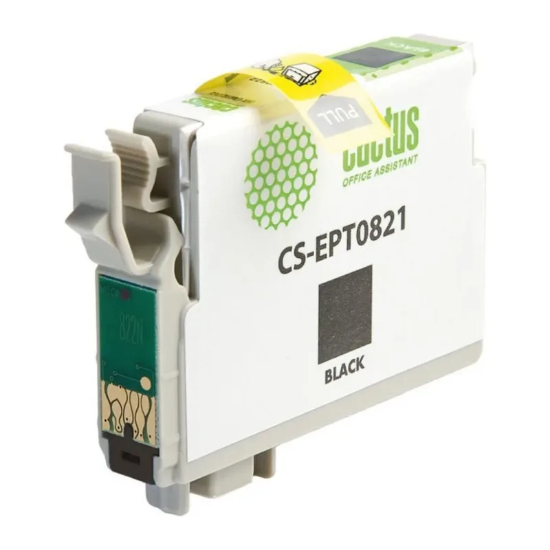 Картридж Cactus T0821 черный (CS-EPT0821)