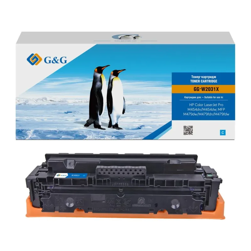 Картридж G&G 415X голубой (GG-W2031X)