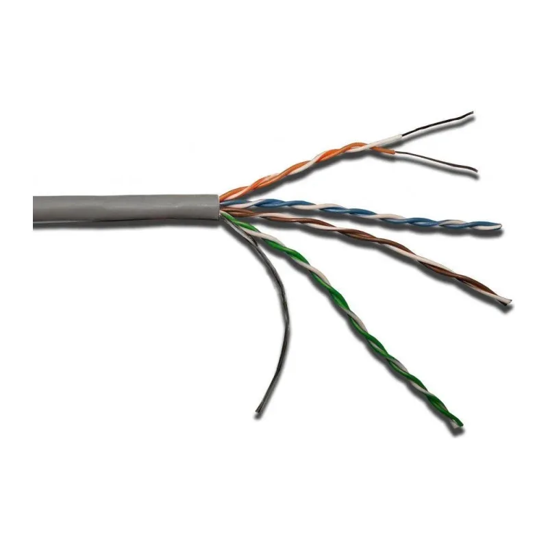 Кабель витая пара Lanmaster LAN-5EUTP-PT-LSZH-GY серый