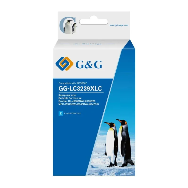 Картридж G&G GG-LC3239XLC голубой