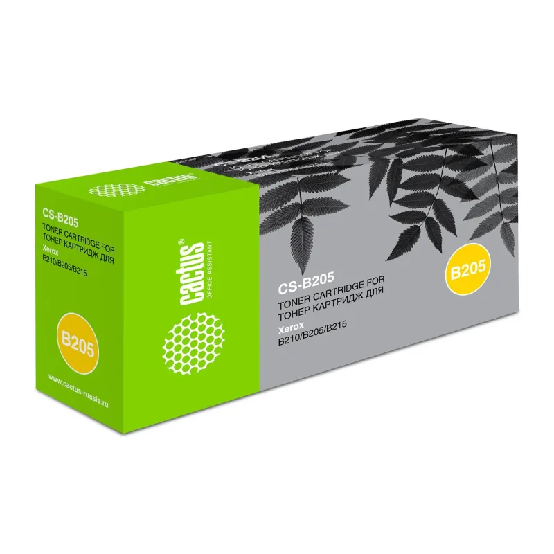 Картридж Cactus CS-B205 черный (106R04348)